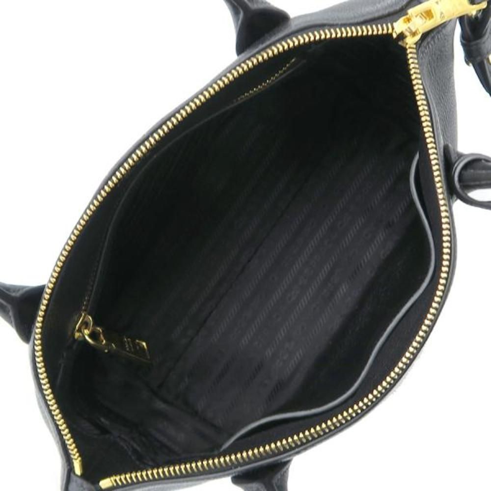Prada Leather Black Shoulder Bag - Picture 2 of 9